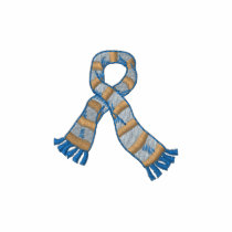 Scarf embroidered shirts