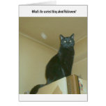 Scariest thing about Halloween Card