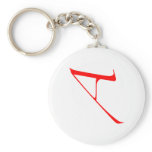 scarlet "A" key chain