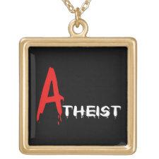 Scarlet Atheist Personalized Necklace