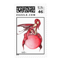 Scarlet Bubble Fairy Postage