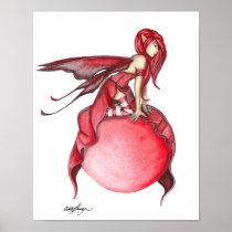 Scarlet Bubble Fairy Print