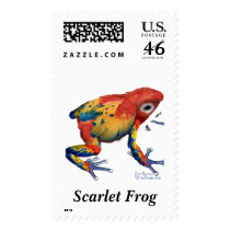 Scarlet Frog postage