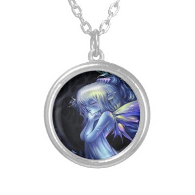 SCARLET GLOW FAIRY PENDANT