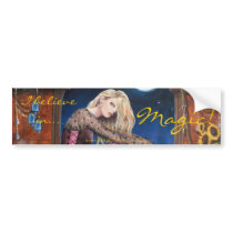 scarlet, I believe in..., Magic!  By Lori Karels Bumper Sticker