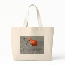 scarlet ibis tote bags