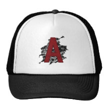 Scarlet Letter A Mesh Hat