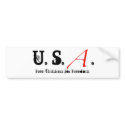 Scarlet Letter small, U. S., ., Free Thinkers f... bumper stickers