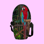 Scarlet Macaw Messenger Bag messenger bags