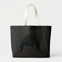Scarlet Macaws Tote Bags
