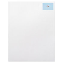 Scarlet Mackaw Couple Flying Custom Letterhead