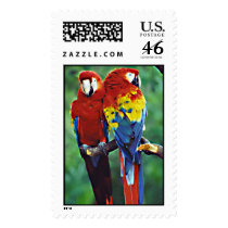 Scarlet McCaws postage