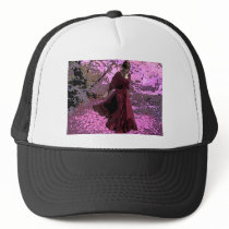 SCARLET ON CHERRY BLOSOM STROLL MESH HAT