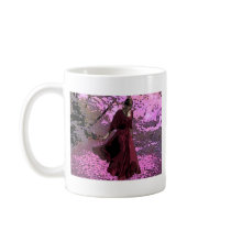 SCARLET ON CHERRY BLOSOM STROLL MUGS