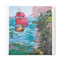 Scarlet Sails Magnet