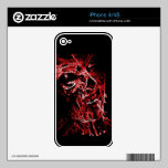 Scarlet Zombie iphone4/4S Zazzle Skin skins