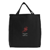 Scarlette Bartending Tote Bag embroidered bags by scarlettebartending Scarlette Bartending Tote Bag embroidered bags