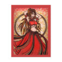 Scarley Belly Dancer Postcards by LacyChenault Scarley Belly Dancer Postcards
