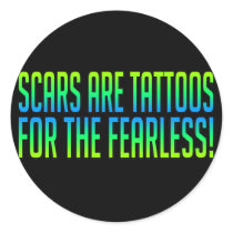 Scars Are Tattoos stickers