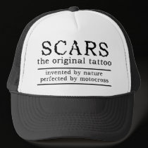 Scars Tattoo Dirt Bike Motocross Cap Hat hats