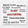 Scary Accounting - Humorous Horror Show Mouse Mat