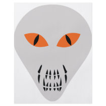 scary alien head flyers