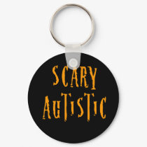 Scary Autistic Keychain