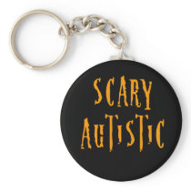 Scary Autistic Keychain
