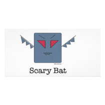 Scary Bat_monsters.011.013 Custom Photo Card