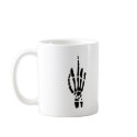 scary black halloween fuck you hand mugs by Tomaniac scary black halloween fuck you hand mugs