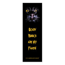 Scary Books bookmark business cards by SuzeeQ Scary Books bookmark business cards