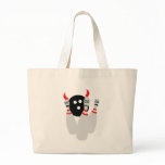 scary bowling ninepine devil canvas bags