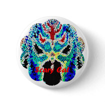 Scary Cat Buttons