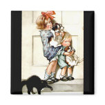 Scary Cat Fridge Magnets