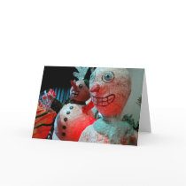 Scary Christmas cards