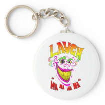 Scary Clown Laugh Keychains