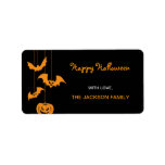 Scary Creatures Halloween Gift Labels labels
