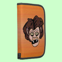 Scary Creepy Werewolf Head Fangs Cartoon Wolf Man planners