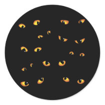 Scary Eyes Gold stickers by Sensato Scary Eyes Gold stickers
