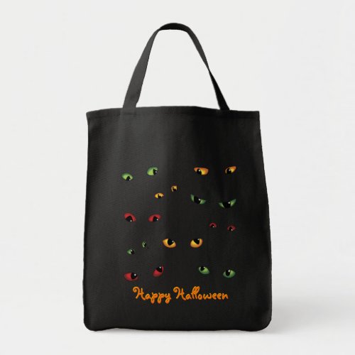 Scary Eyes Multi-Colored bag