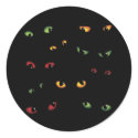 Scary Eyes Multi-Colored stickers by Sensato Scary Eyes Multi-Colored stickers