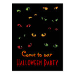 Scary Eyes Postcard Invite