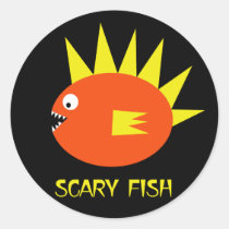 Scary Fish! stickers