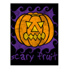 Scary Fruit Halloween Poster
