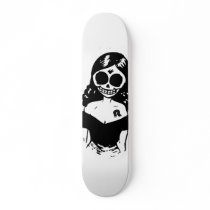 SCARY GIRL NUDE skateboards by resdenskate73 SCARY GIRL NUDE skateboards