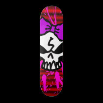 SCARY GIRL SKULL! skateboards
