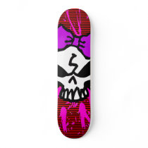 SCARY GIRL SKULL! skateboards by psychokiller138 SCARY GIRL SKULL! skateboards