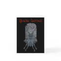 Scary Goblin Tombstone Halloween Party Invitation cards by SmilinEyesTreasures Scary Goblin Tombstone Halloween Party Invitation cards