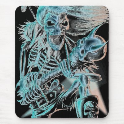 Scary Guitar Madman Mousepad by MistaSCARY