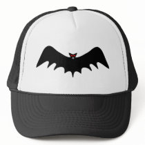 Scary Halloween Bat Trucker Hat
